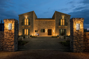 Applique murale extérieur en pierre